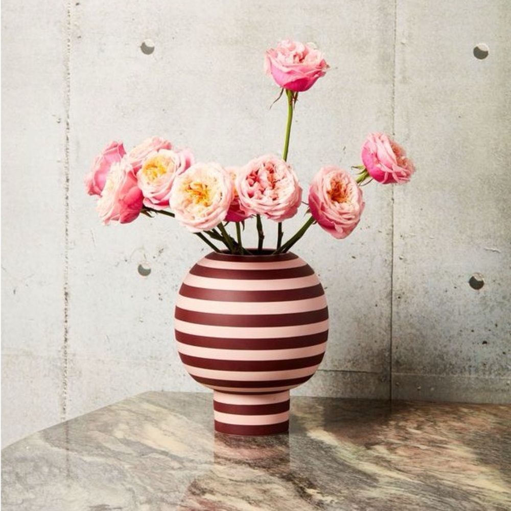 AYTM Striped Brown and pink vase - Picture 6 of 7